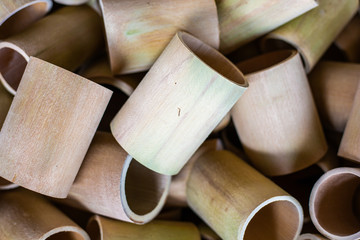 Bamboo plant for background, Thailand Small Business in Community.