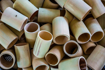 Bamboo plant for background, Thailand Small Business in Community.