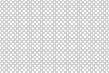 White and gray polka dot background pattern