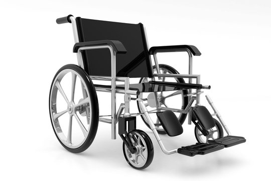 Wheelchair.3d render