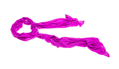 Pink light scarf.