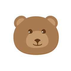 Baby bear. Vector