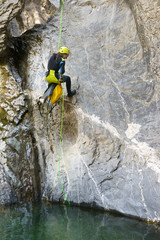 Obraz premium Canyoning in Spain