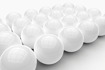 3d rendering. Abstract 3d shapes.