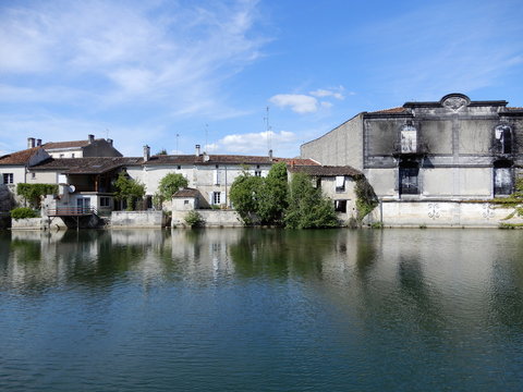 Bord de la Charente, Jarnac, Charente, France