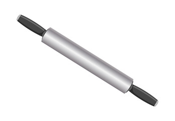 Layout of Rolling Pin Poster Vector Illustration