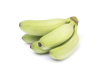 Small tropical banana cluster