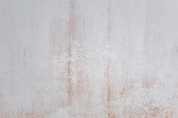 Old painted concrete wall with white color.