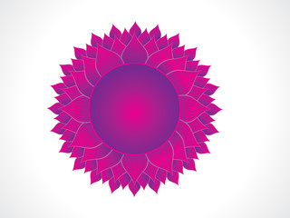 abstract artistic purple crown chakra