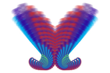 Abstract fractal patterns and shapes. Fractal texture, background image. 