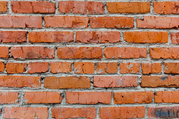 Obraz premium Old Red Brick Wall Texture Background