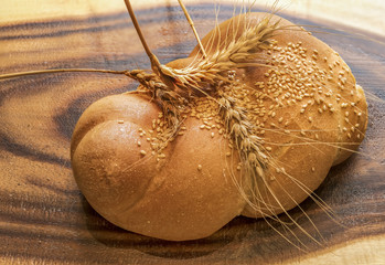 Traditional Jewish bread that is accompanying holiday of Shavuot and Shabbath