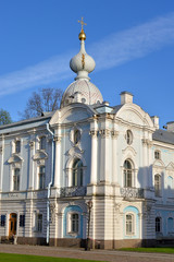 Fototapeta na wymiar Smolny Monastery, St.Petersburg.