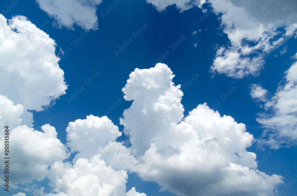 Canvas Prints blue sky background with clouds