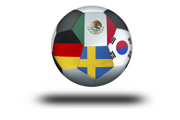 Obraz premium Football Group F Mexico, Germany, Sweden, South Korea
