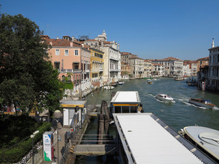 20.06.2017, Venice, Italy: View of historic buildings and canals
