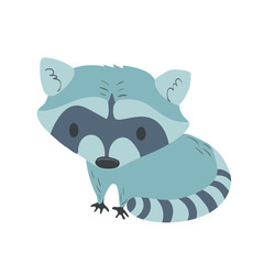 Forest animal cute cartoon vector illustration