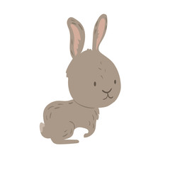 Forest animal cute cartoon vector illustration