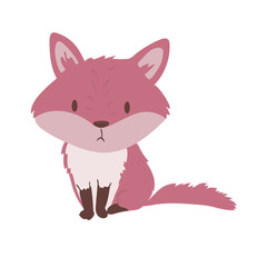 Forest animal cute cartoon vector illustration
