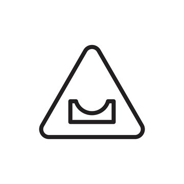 bumbs sign outline vector icon. Modern simple isolated sign. Pixel perfect vector illustration for logo, website, mobile app and other designs