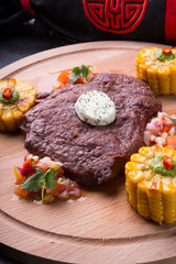 Grilled beaf steak