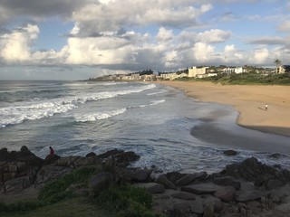Beautiful early morning beach view as the sun rise 
