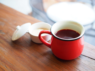 cup for tea in coffee shop