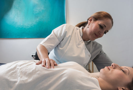 Alternative therapy body treatment.