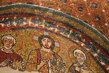 Intérieur mosaïque église à Rome