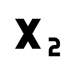 Obraz premium subscript