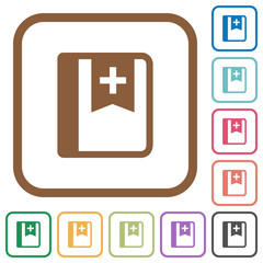 Fototapeta premium Bookmark simple icons