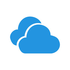 Fototapeta premium Cloud icon, isolated. Flat design.