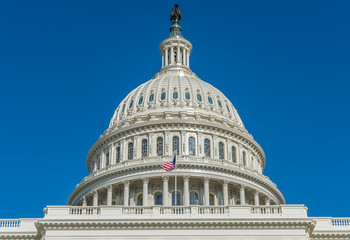 Fototapeta na wymiar United States Capitol Dome