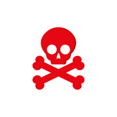Skull Icon Vector.