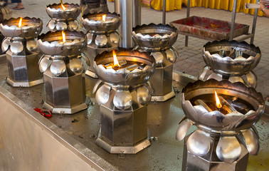 Oil lamp philanthropy for pray the god
