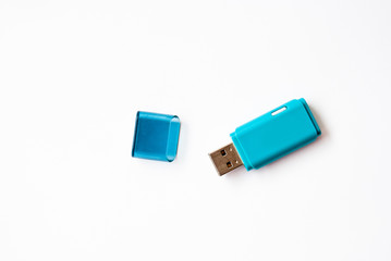 usb flash blue