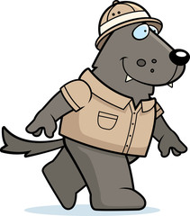 Cartoon Wolf Safari