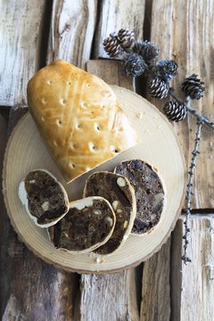 Fruit bread for Christmas