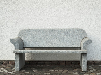 Sitzbank Sitzmöbel aus Granit im Außenbereich - Bench Granite outdoor seating