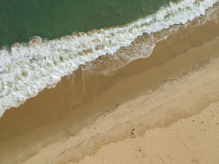 Tropical beach, aerial view