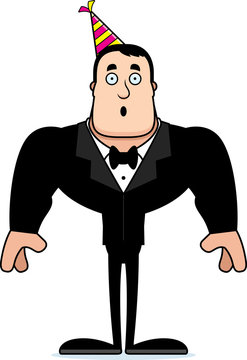 recommend clip art: Cartoon Surprised Partygoer