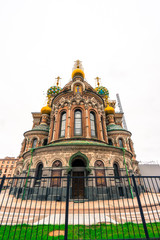 Naklejka premium Church of the Savior on Spilled Blood