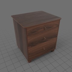 Traditional bedside table