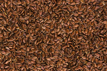 Flax seeds background