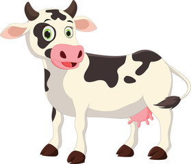 cute cow cartoon