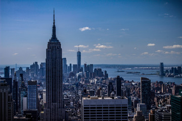 Fototapeta na wymiar Empire State Building - New York (Manhattan) skyscraper