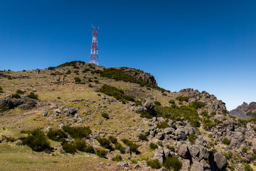 Fototapeta na wymiar Pico do Juncal near Pico do Arieiro in Madeira island, Portugal