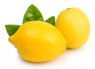 lemon isolated on white background