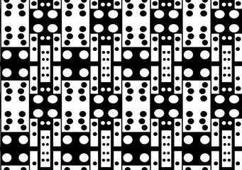 Seamless background with circles and rectangles 