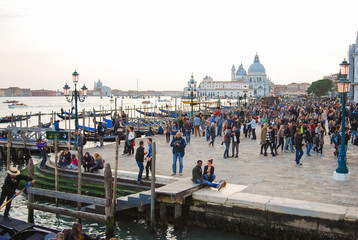 Obraz premium Santa Maria della Salute church in the center of Venice